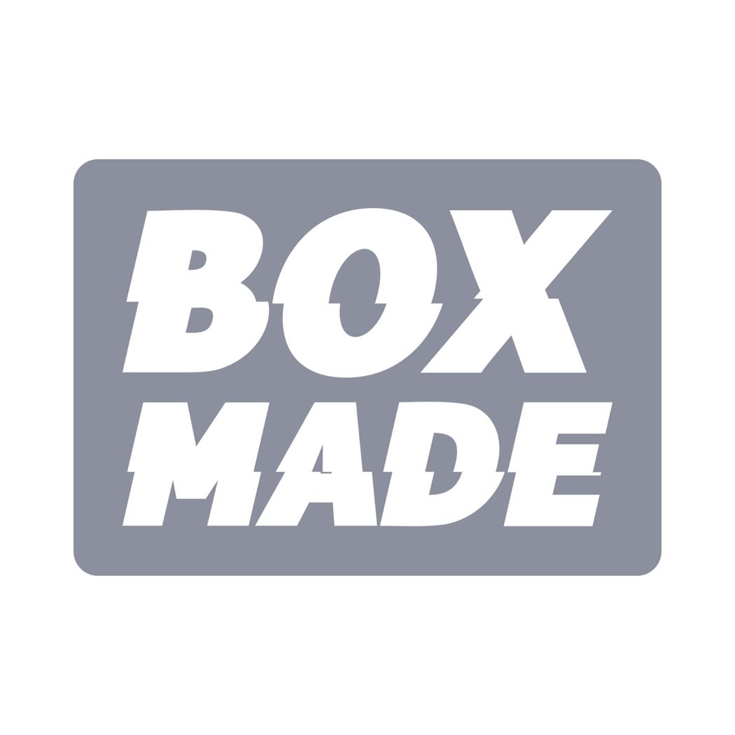 BoxMade logo showcasing collaboration with Cleanie