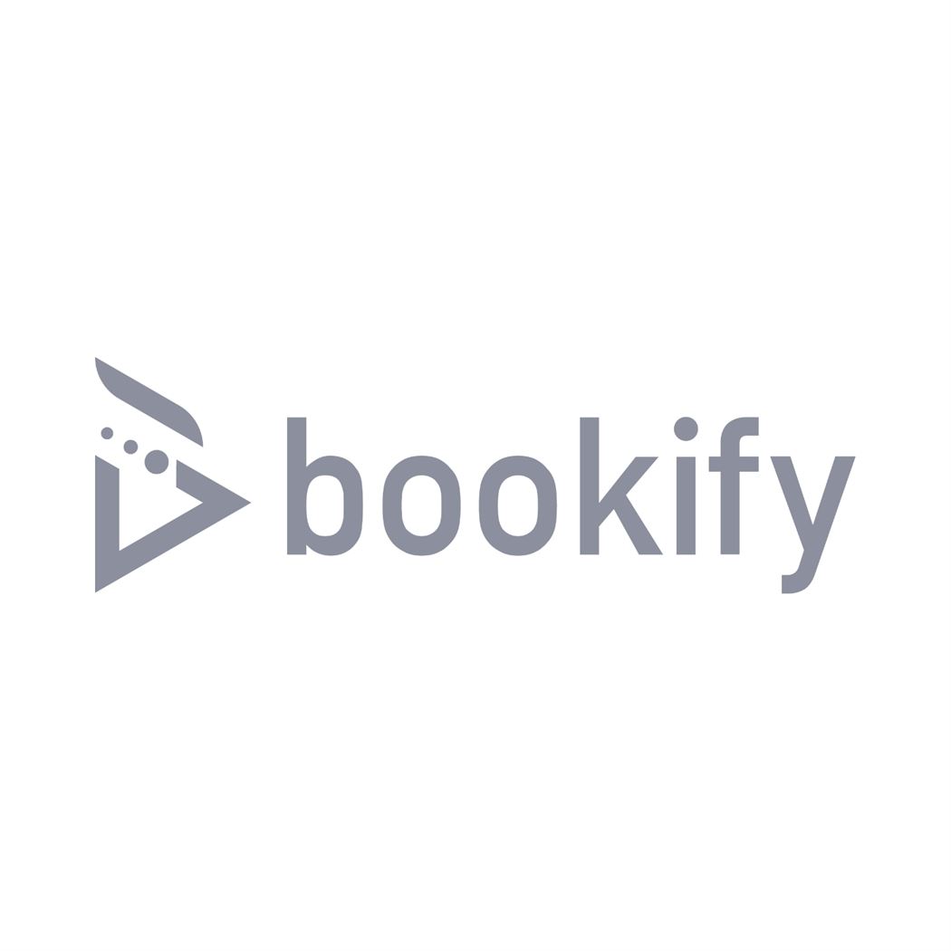 Bookify logo showcasing collaboration with Cleanie