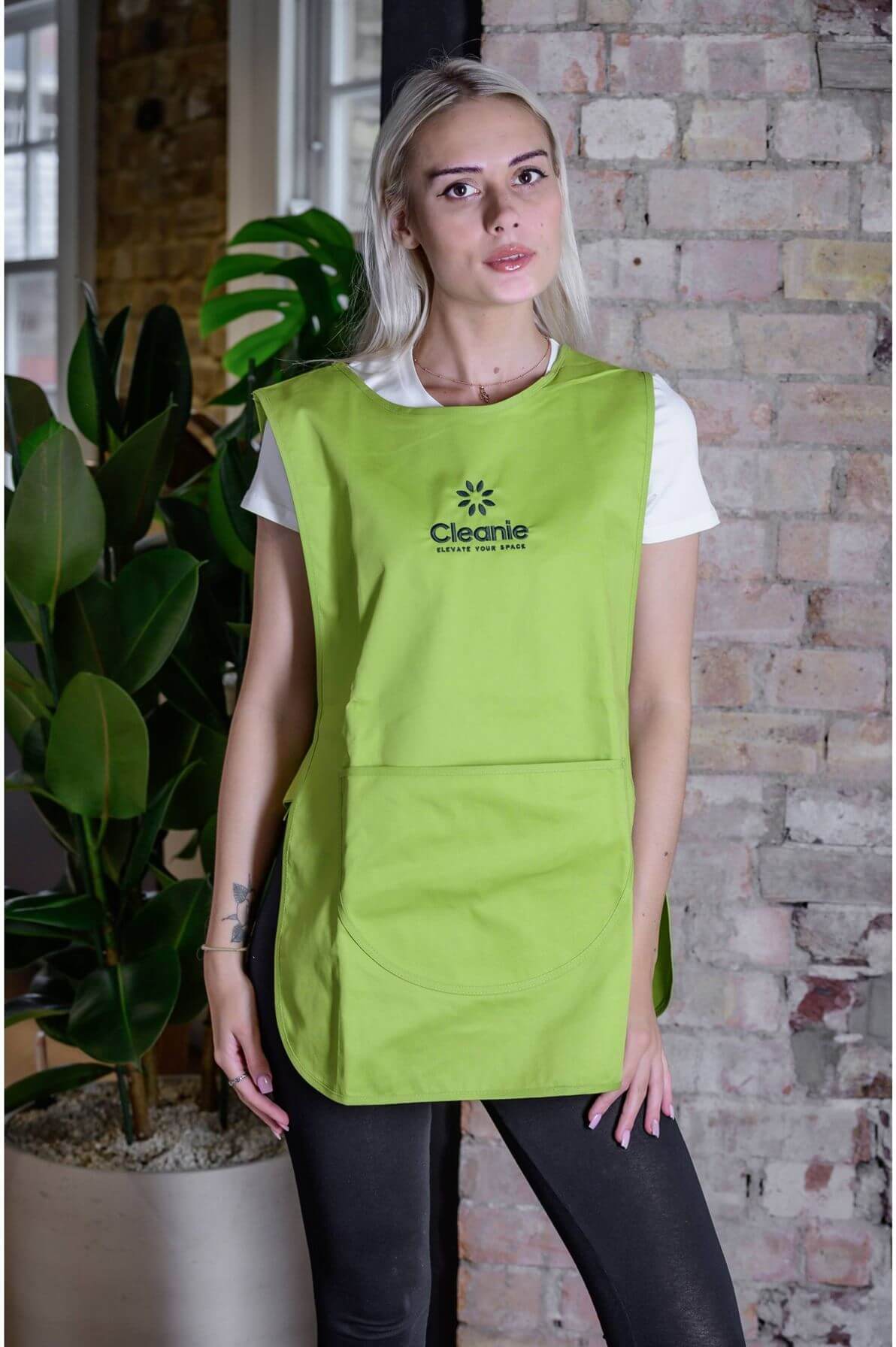 Professional cleaner providing service at Cleanie